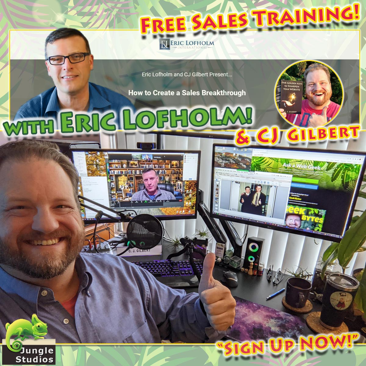 How to Create a Sales Breakthrough with Eric and CJ : CJ's Free On-Demand Video Training