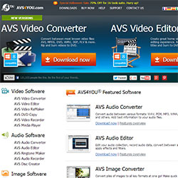 AVS4YOU - Audio, Video and Image Editing Software