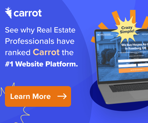 See why Real Estate Professionals have ranked Carrot the #1 Website Platform